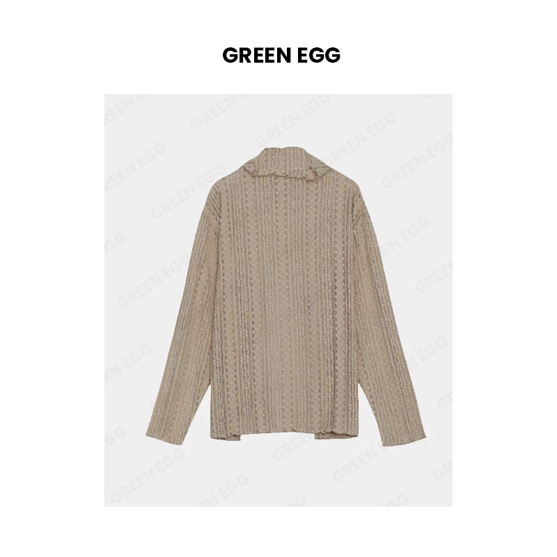 【年末狂欢】W712蕾丝打底衫内搭小心机高领蕾丝衫