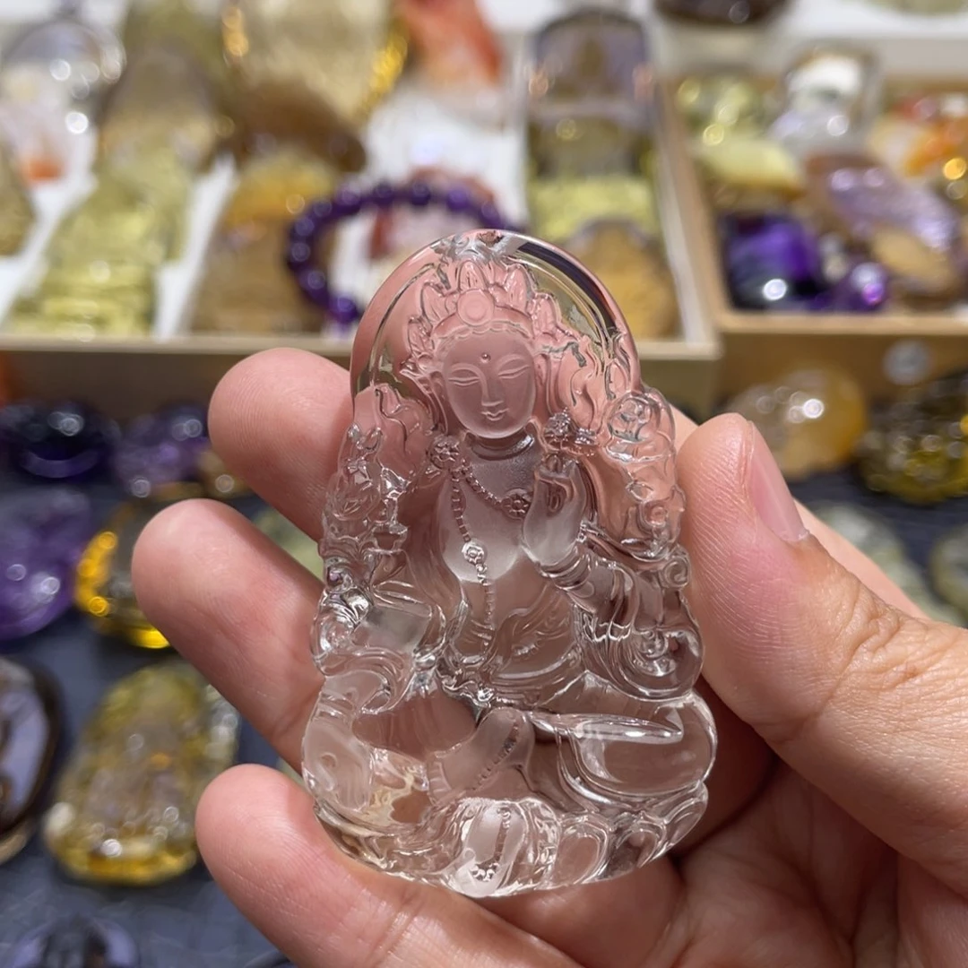 未镶嵌颈饰水晶定制