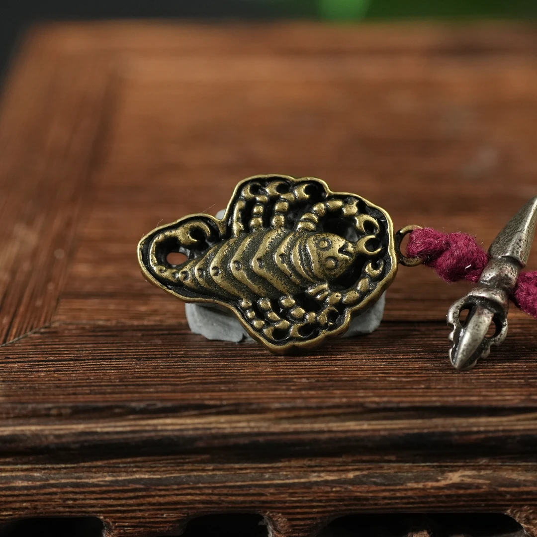 小年份铜蝎子吊坠【古珠精选】AABS250510014