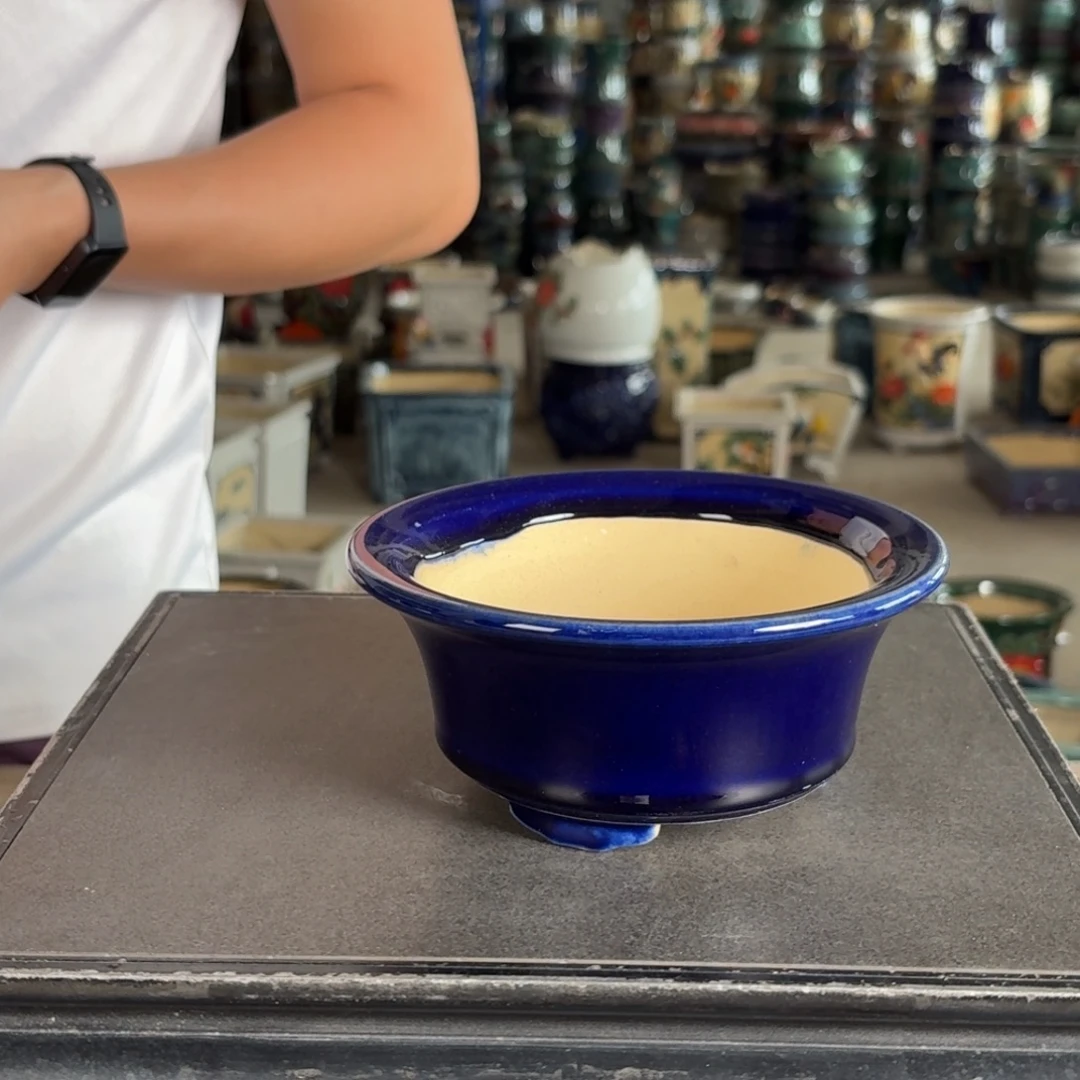 一风堂石湾花盆 内口12*5