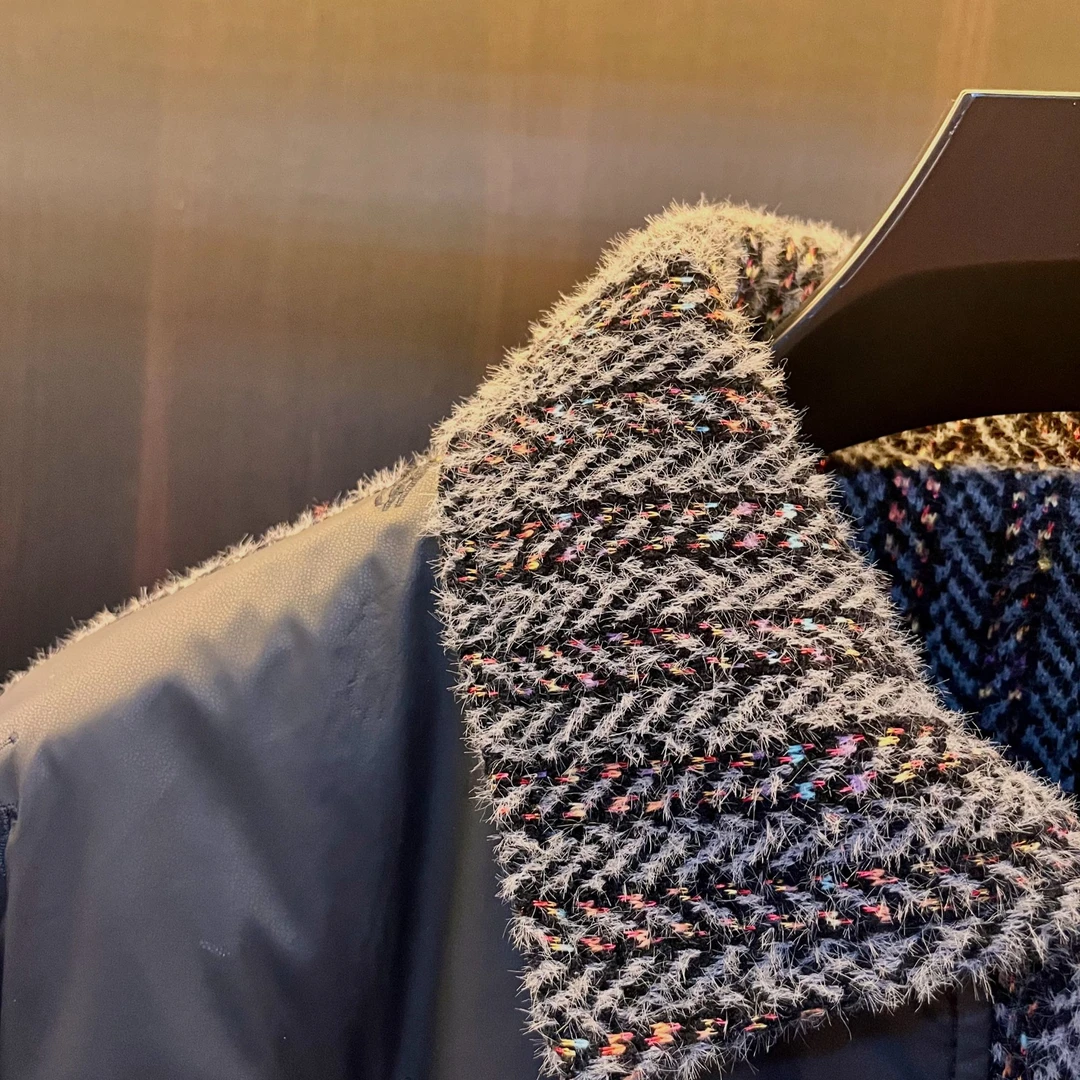 【现货-升级白鸭绒羽绒服】25年冬季新款百搭拼接刺绣SY彭彭-L1416