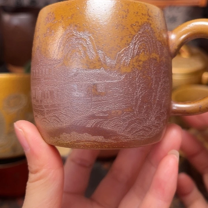 紫砂茶杯宜兴紫砂茶具正品