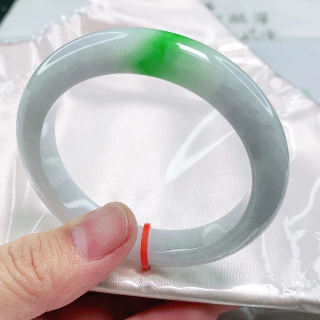 未镶嵌手镯翡翠53.6圈口