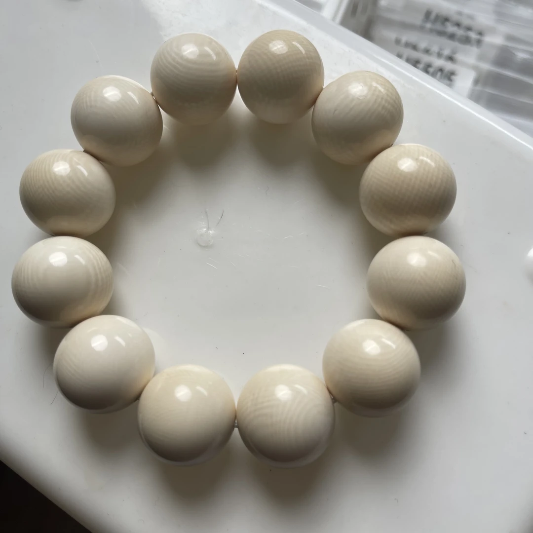 B0103猛犸圆珠手串20