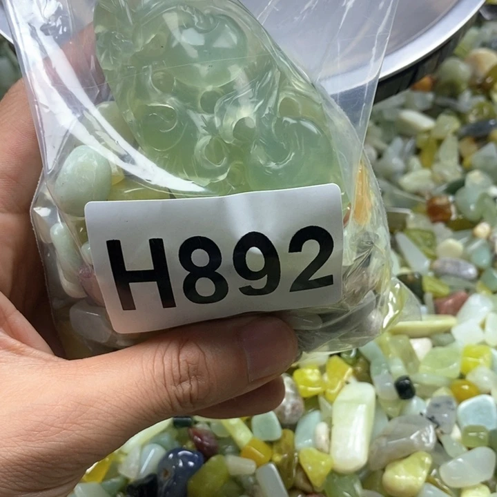 未镶嵌蛇纹石玉鱼缸石