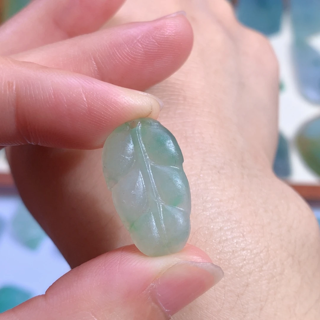 定制翡翠未镶嵌天然缅甸翡翠包抛光