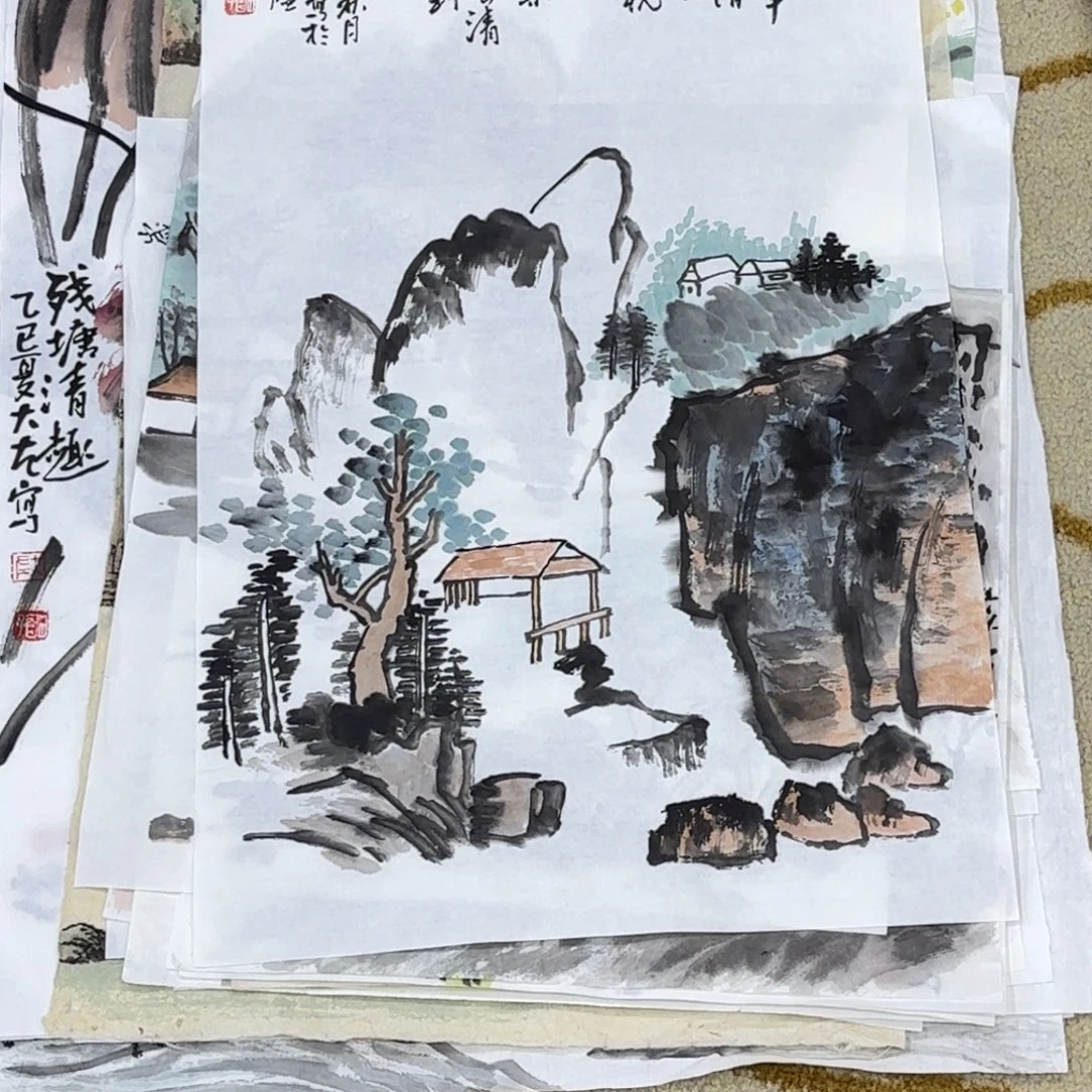 国画国画大左老师作品刘