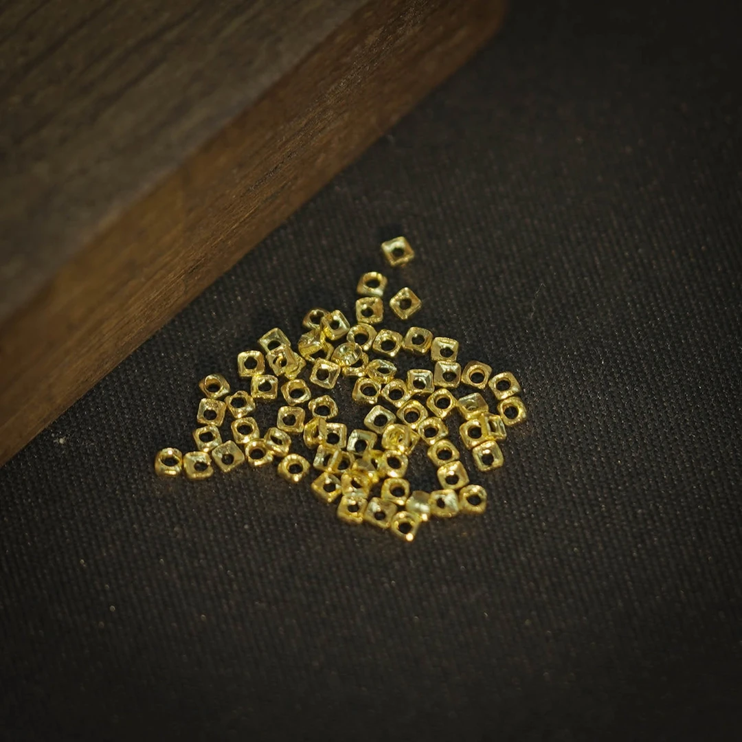 925银银制品 【发100个】银饰散珠DIY文玩珠宝PJ416