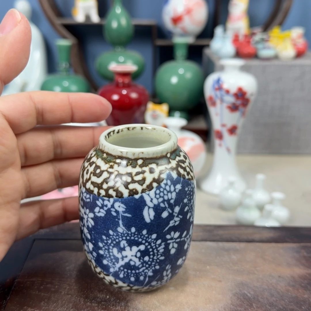 陶瓷手工小花器摆件