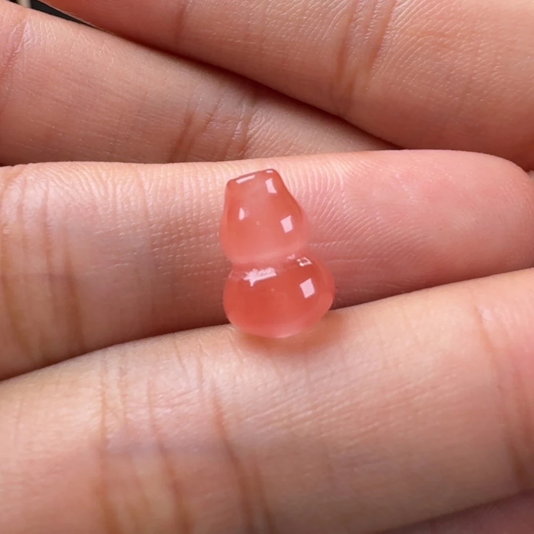 未镶嵌冰粉小葫芦南红玛瑙