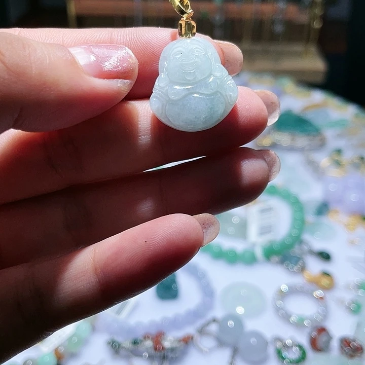 翡翠未镶嵌颈饰天然翡翠