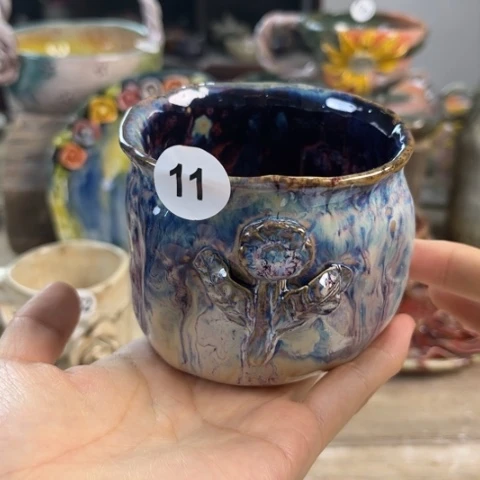 碗熠樹日式手捏餐具茶具