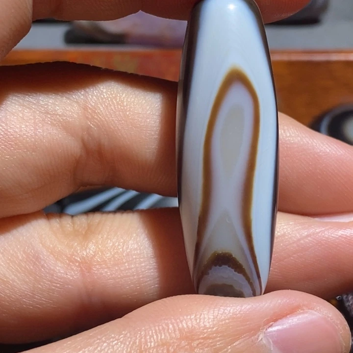 玛瑙/玉髓钛钢颈饰