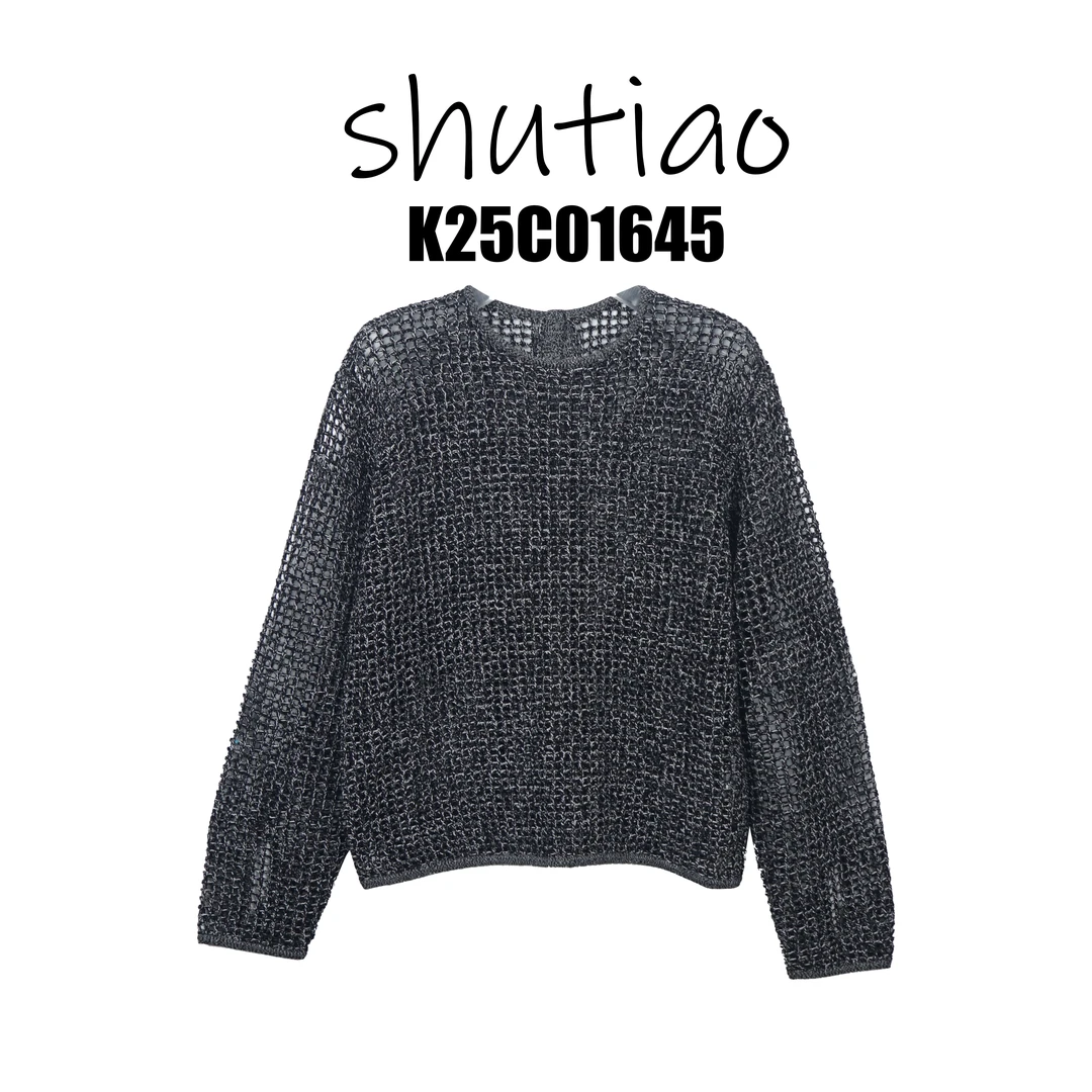 【SHUTIAO】2025春夏：新款小众设计款开衫K25C01645
