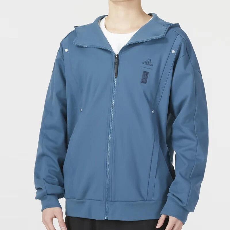 Adidas/阿迪达斯~轻运动武极系列男装春季连帽夹克外套 IA8103