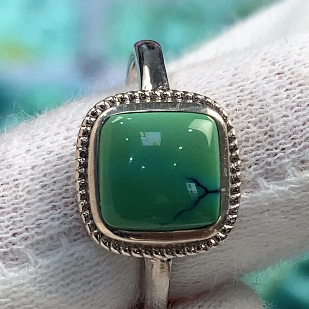 绿松石银S925镶嵌配饰