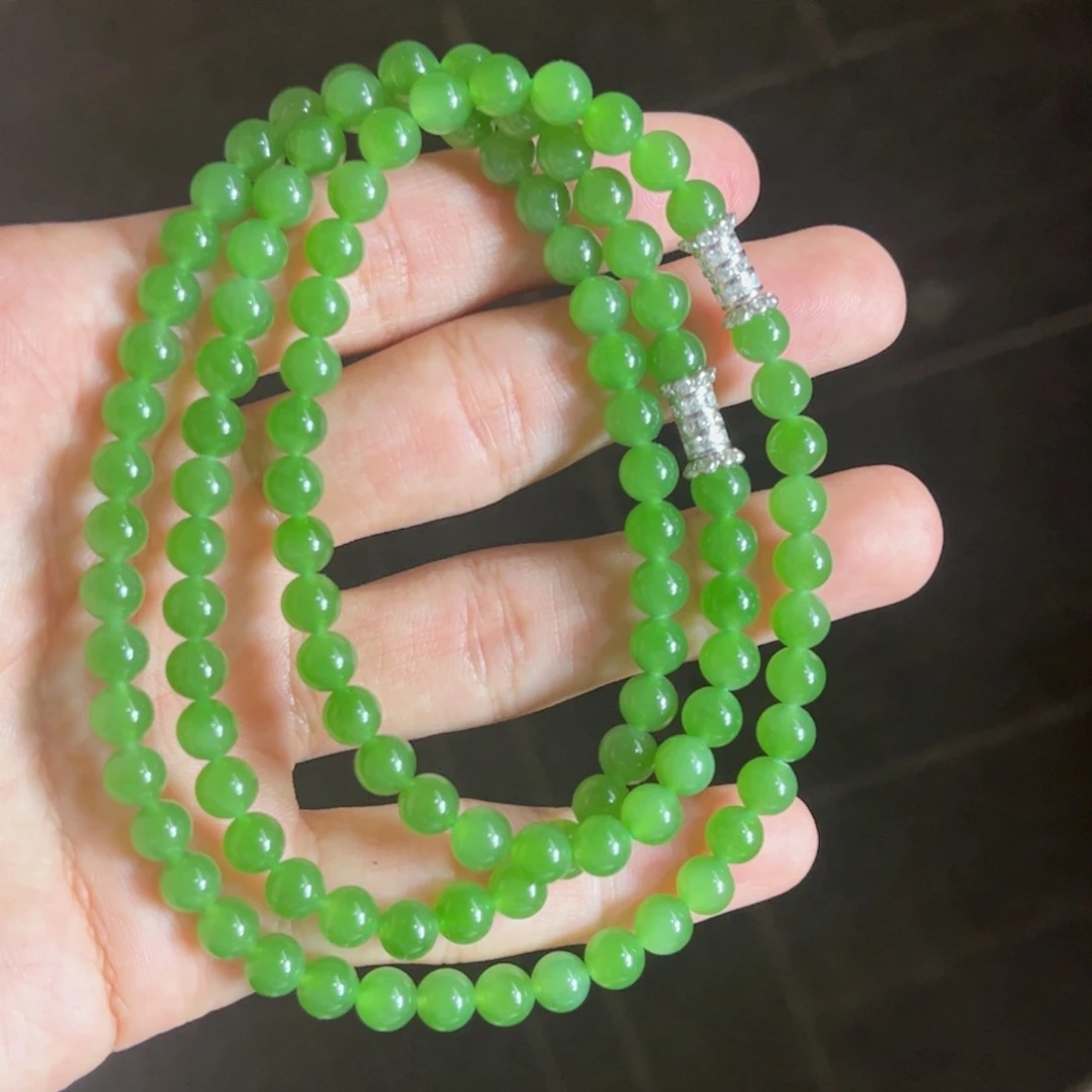 和田玉未镶嵌颈饰项链