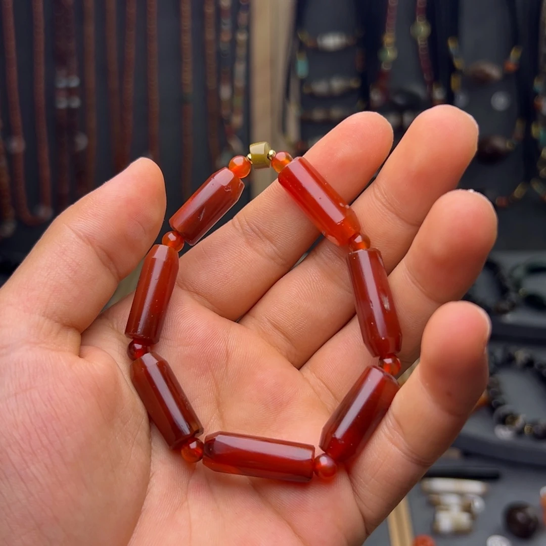 玛瑙/玉髓合金手链