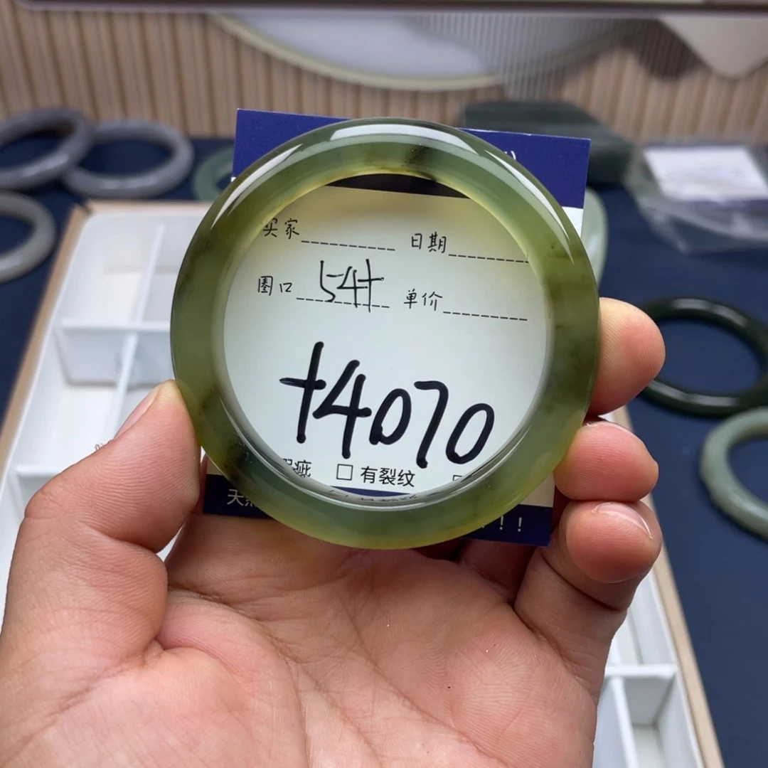 岫玉未镶嵌手镯手镯