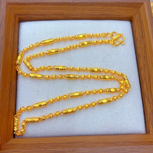 合金项链 铜合金项链 新款时尚气质512-27-1百搭精致男士手工金美