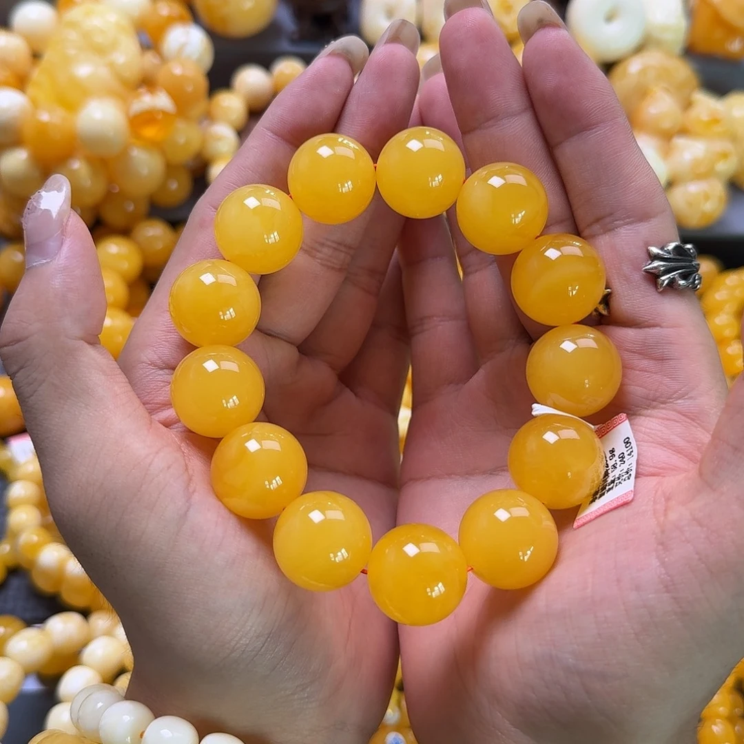 蜜蜡未镶嵌珠宝奇石同料20mm