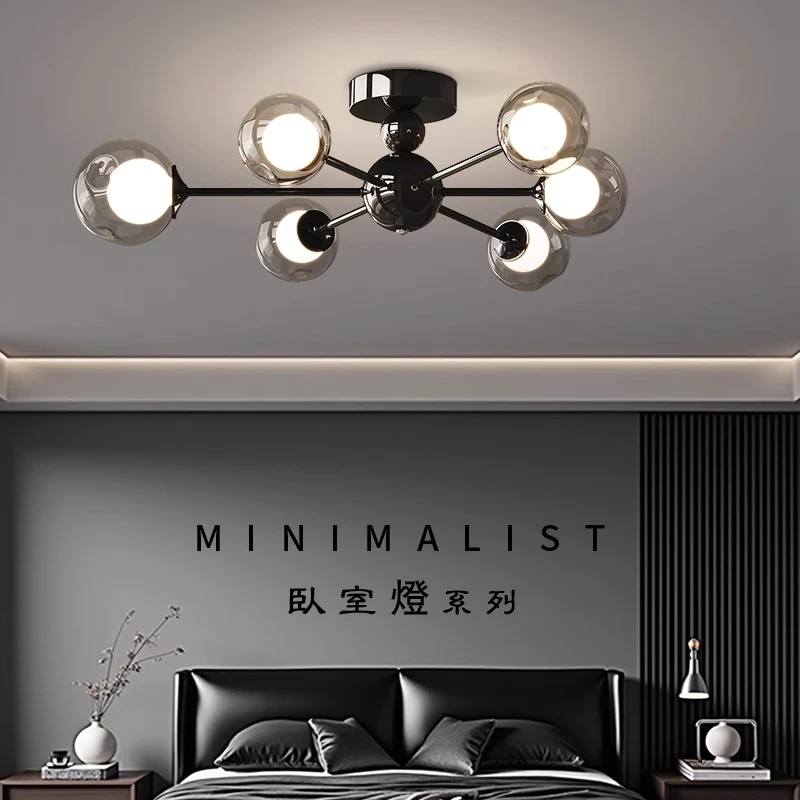 主卧室灯极简意式轻奢房间吸顶灯简约现代全光谱护眼智能书房灯饰