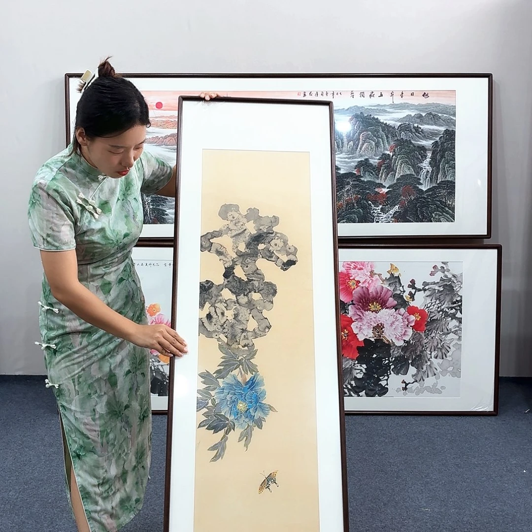 国画手绘作品160×45尺寸