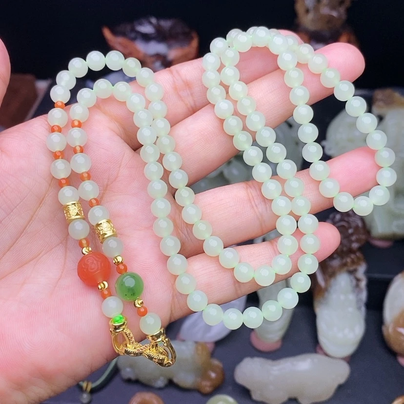 【闪购商品】和田玉未镶嵌挂件黄*楼