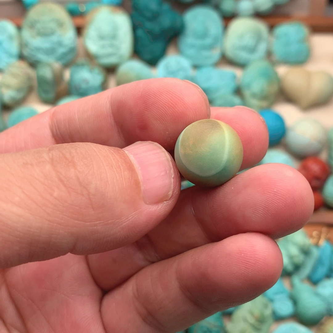 橙***子未镶嵌绿松石颈饰