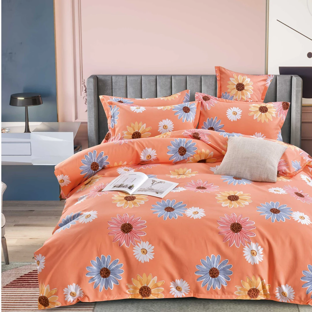 【双人床单太阳花】加厚牛奶棉秋冬保暖加绒舒适床盖斜纹加密床单