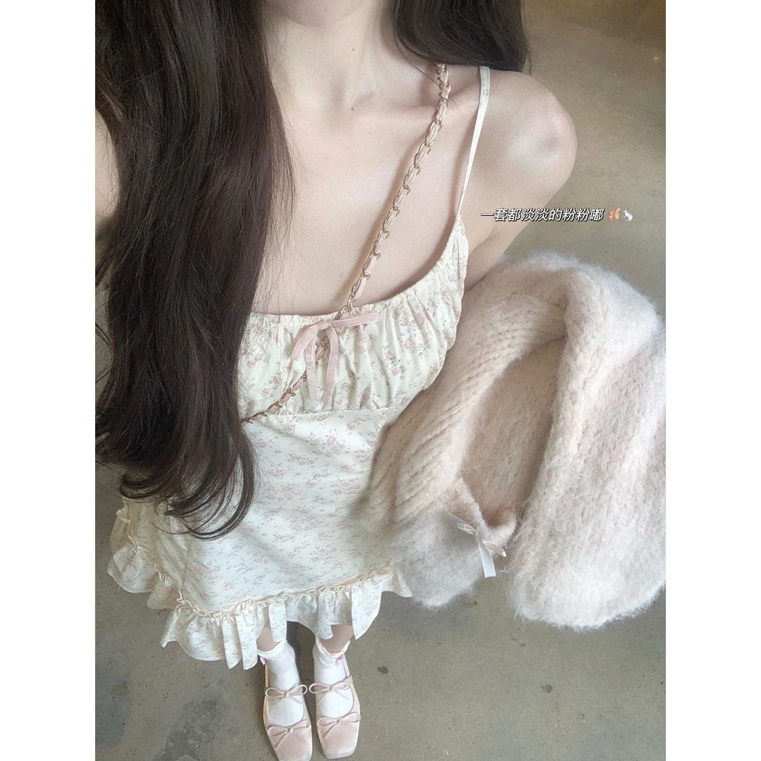 THETURE 小粉碎花连衣裙