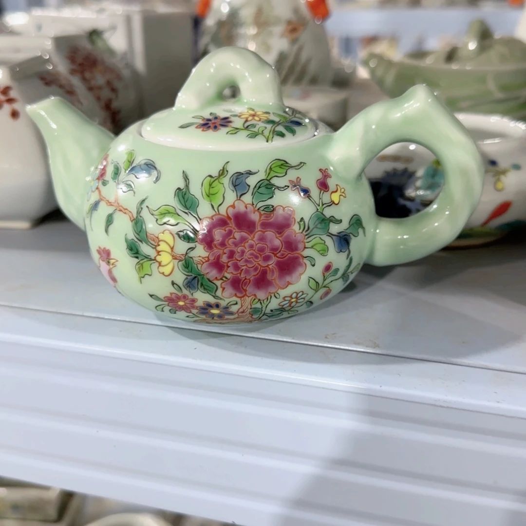 手绘瓷器，全部处理