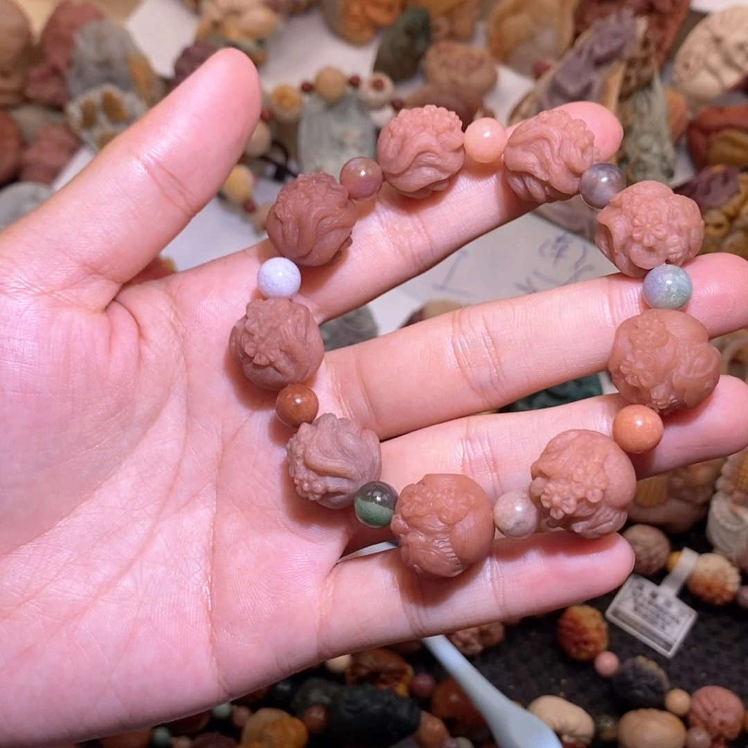 石英质玉（阿拉善玉）手串未镶嵌