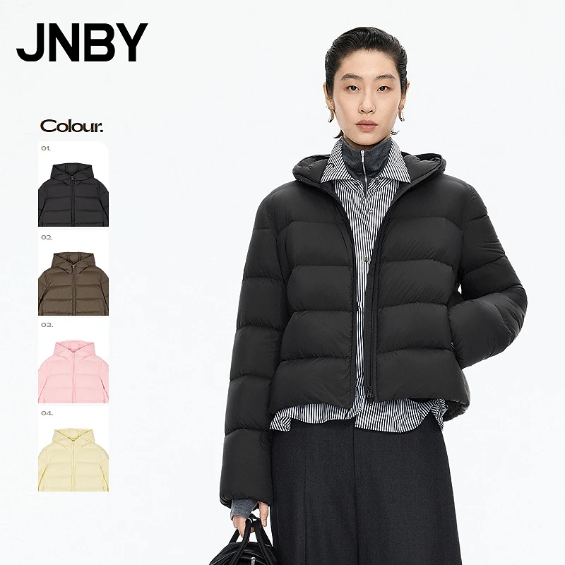 【新品9折预售】JNBY/江南布衣25冬新品羽绒服宽松连帽5P0C11920