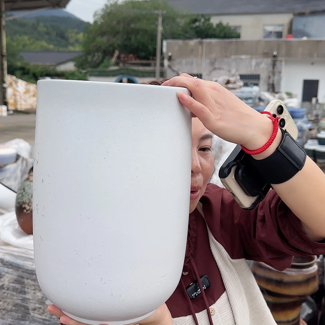 紫砂花盆王嫂花盆0918-116高30口19
