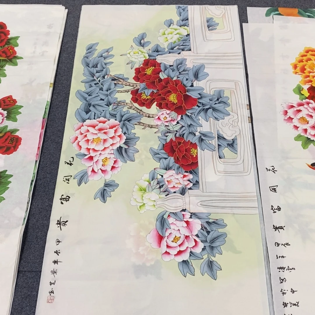 国画140✖️70工笔画画画画画画画画