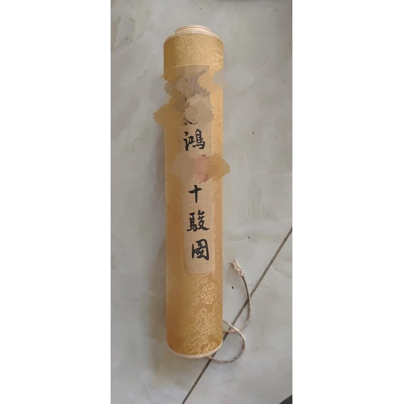 【罗家专属】1026-4国风十骏图用于书画创作纤维材质