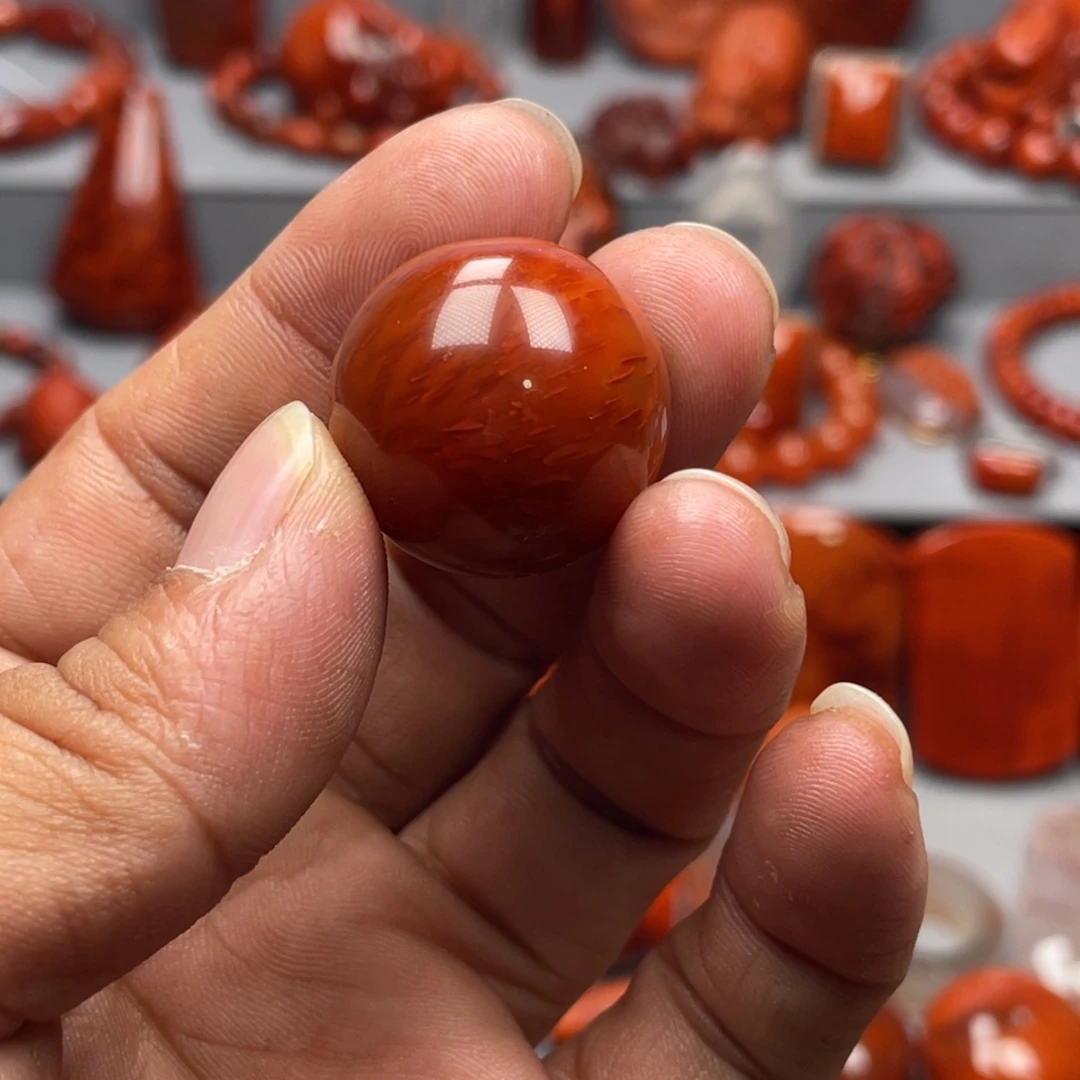 南红玛瑙未镶嵌珠宝奇石吊坠