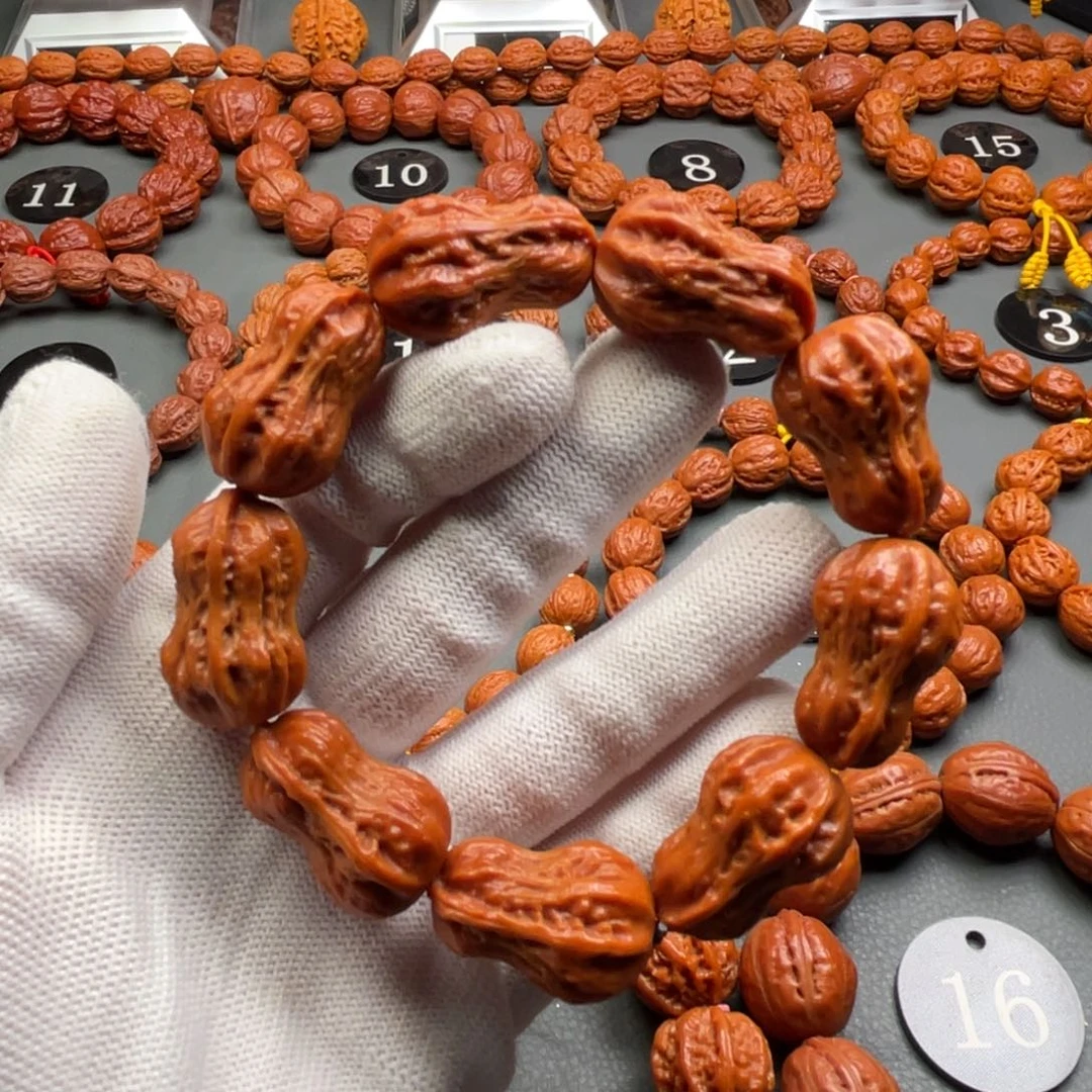 手串猴头核桃野生核桃异形花生秋子手串