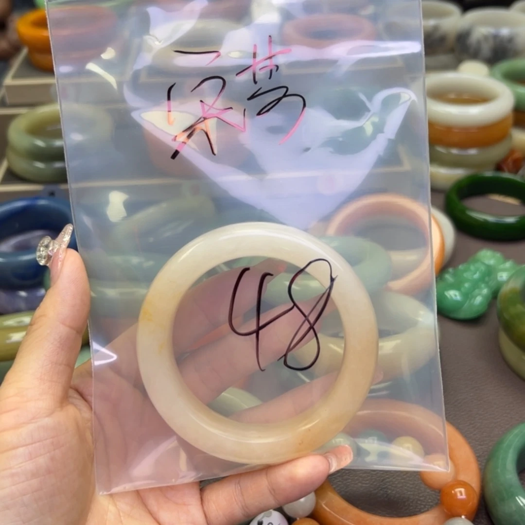 未镶嵌手镯石英岩玉宋*