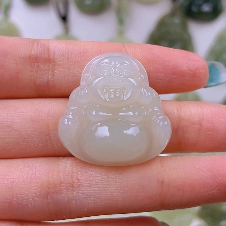 和田玉未镶嵌颈饰福利30.12厚