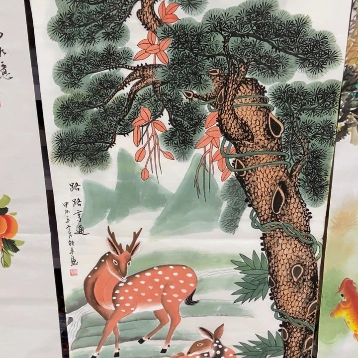 枕书斋画廊的直播间
