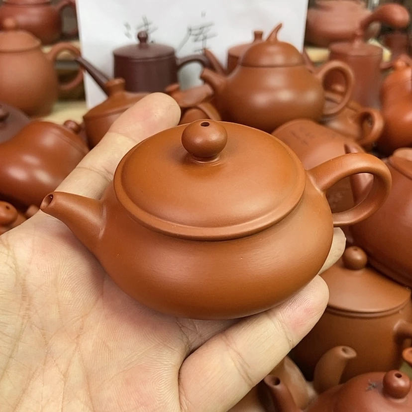 【闪购商品】茶壶朱泥80c c
