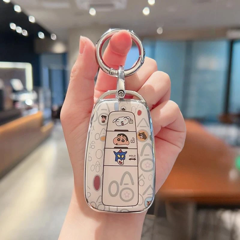 适用丰田凯美瑞钥匙套卡罗拉雷凌荣放rav4威兰达车亚洲龙汉兰达壳