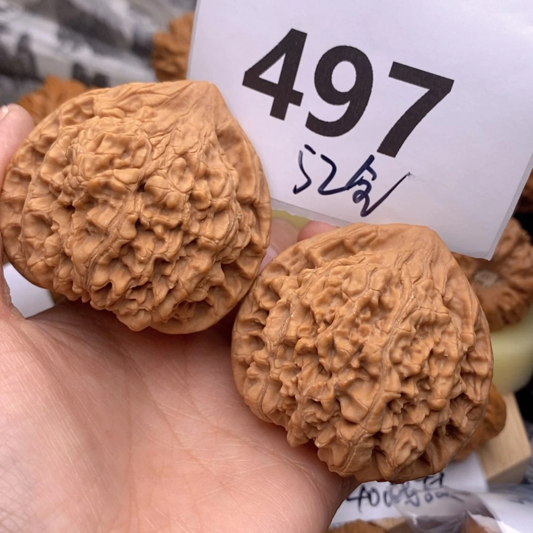 文玩核桃把件497号52全帽