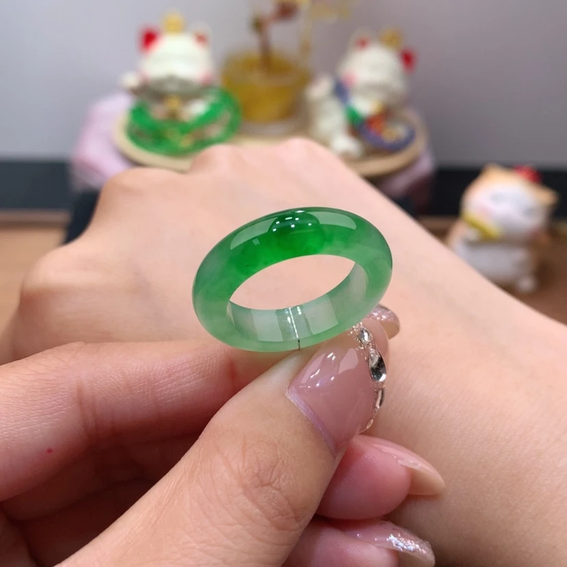 【闪购商品】未镶嵌戒指翡翠17-18号