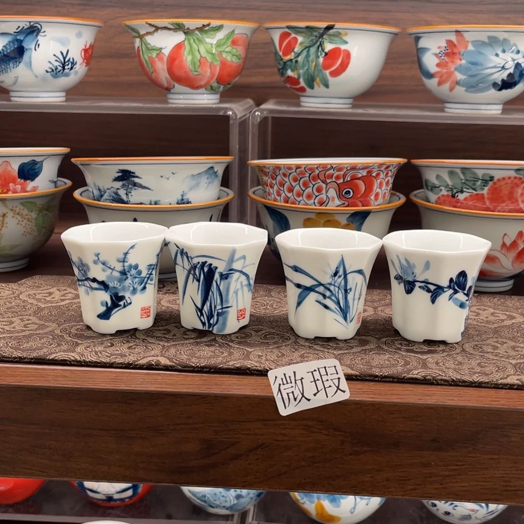 有下釉下彩纯手绘