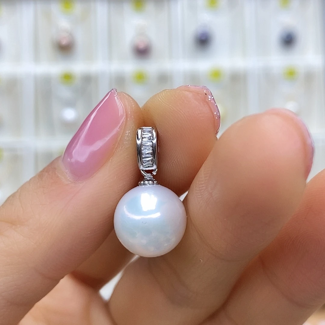 未镶嵌淡水珍珠吊坠(赠链)