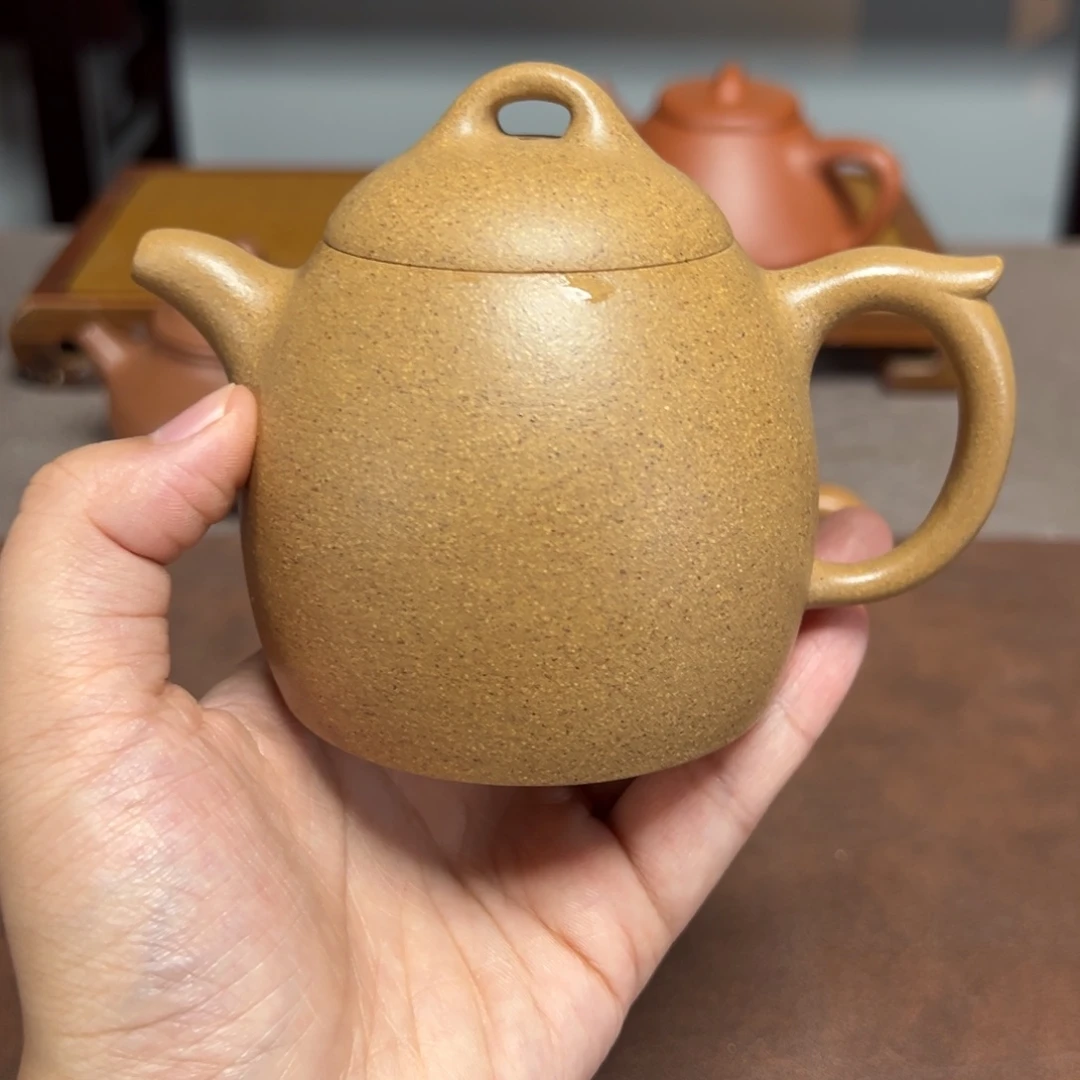 茶壶紫砂秦权黄金段200