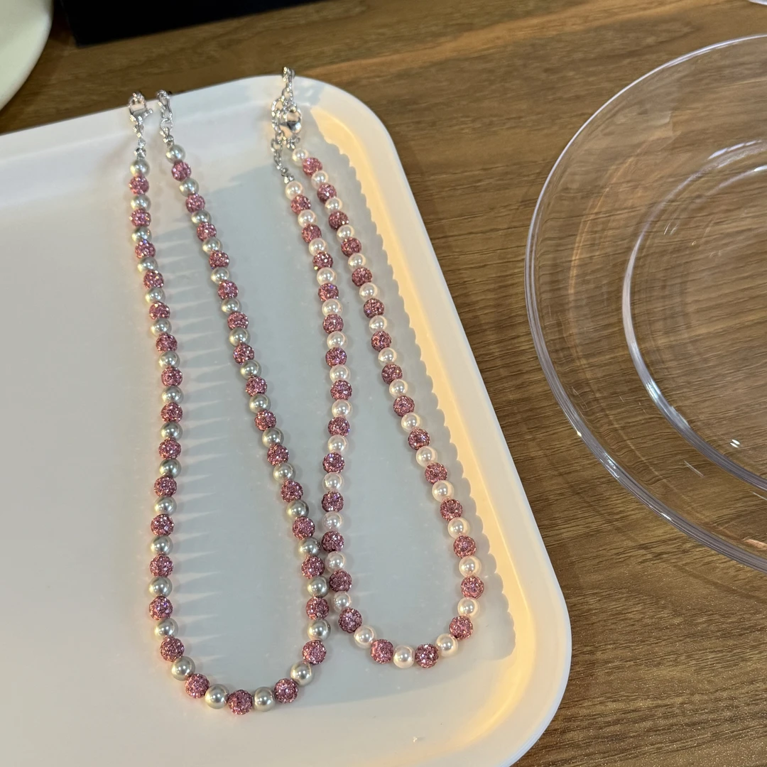 铜合金仿珍珠项链 HRY0-时尚手工百搭个性珍珠项链HRY0-1271